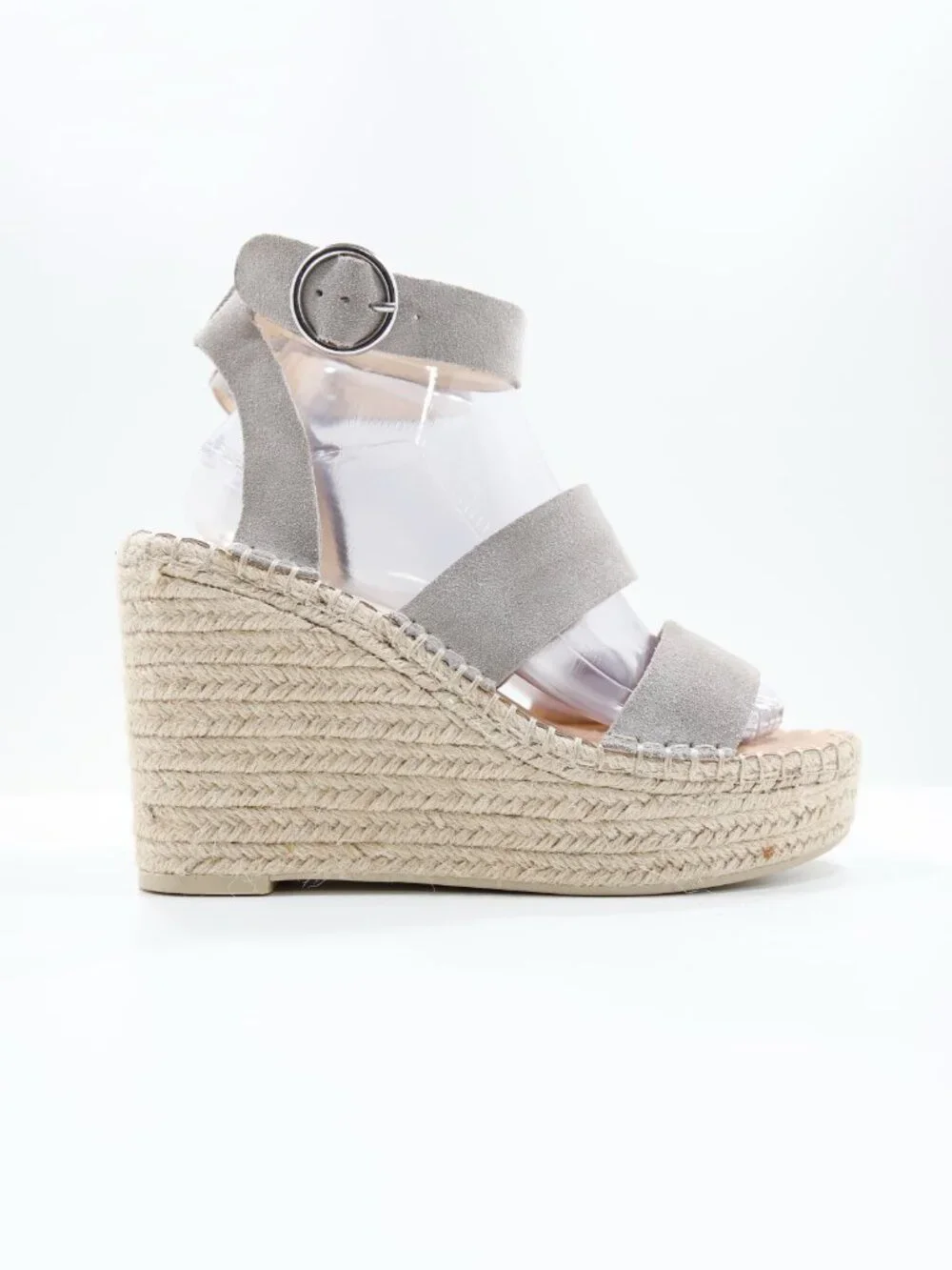Dolce Vita Shae Gray Leather Chunky 4.5